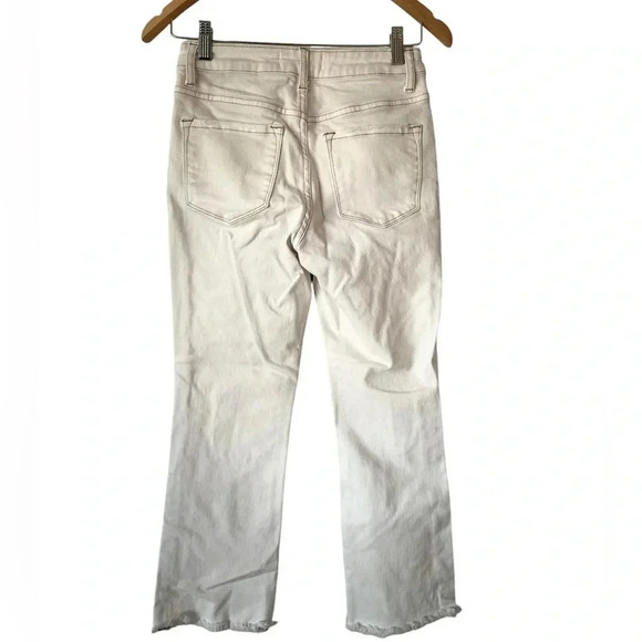 Flying Monkey White Distressed Jeans w/ Tan Stitching - Picture 8 of 16